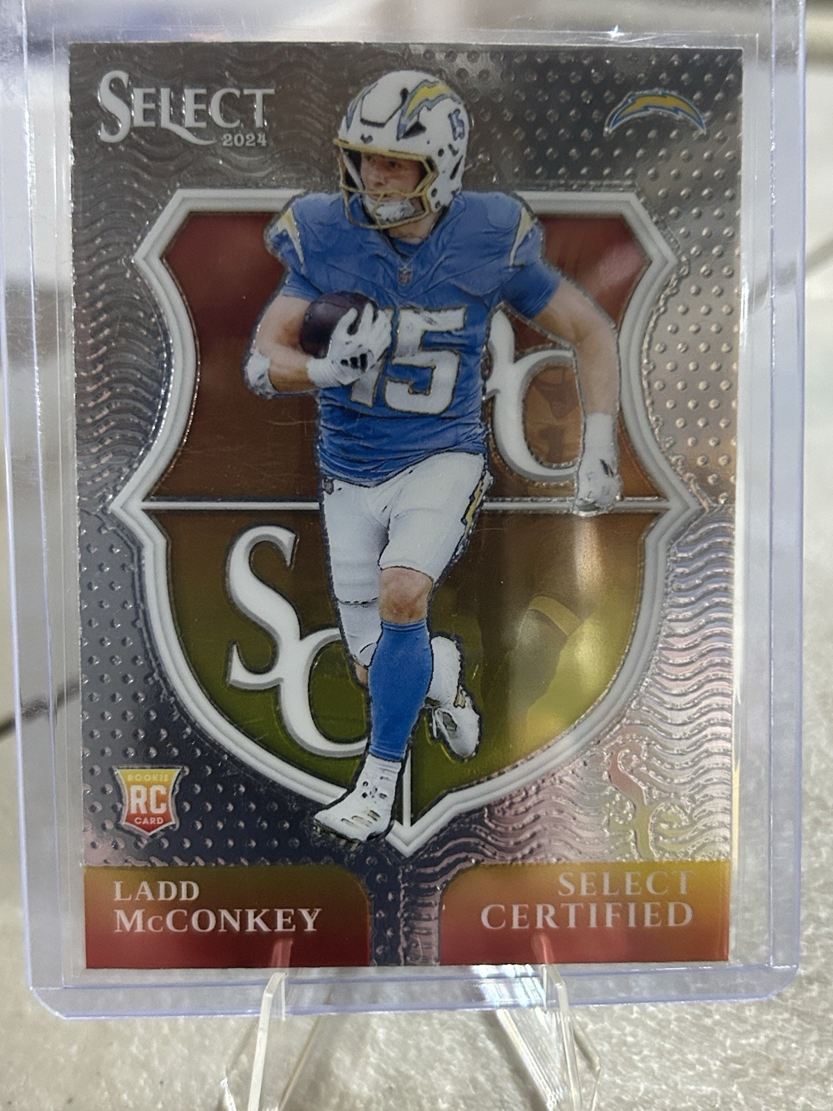 2024 Panini Select - Select Certified Rookies Ladd McConkey #16 (RC)