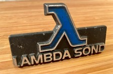 Volvo 240 Lambda Sond Grille Badge Nice Original Condition 244 245 242 Grill