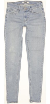 Levi's 710 Super Damen Jeans blau Skinny Slim Stretch W27 L30 (101946)