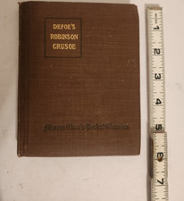 Daniel Defoe Robinson Crusoe Hardcover 1914 Macmillan Illustrated