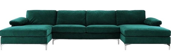 Ecksofa Wohnlandschaft Couch Eckgarnitur Eckcouchen Polster Design MöBel Stoff-image