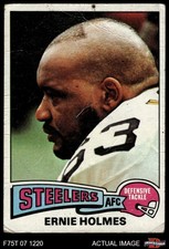 1975 Topps #328 Ernie Holmes Steelers RC Texas Southern 1 - POOR