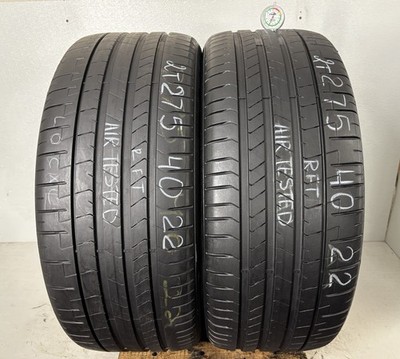 NO SHIPPING ONLY LOCAL PICK UP 2 Tires 275 40 22 Pirelli P Zero PZ4 RFT