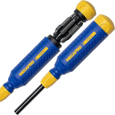 15-In-1 Multi-Bit Screwdriver with 14 Industrial-Grade Bit Tips