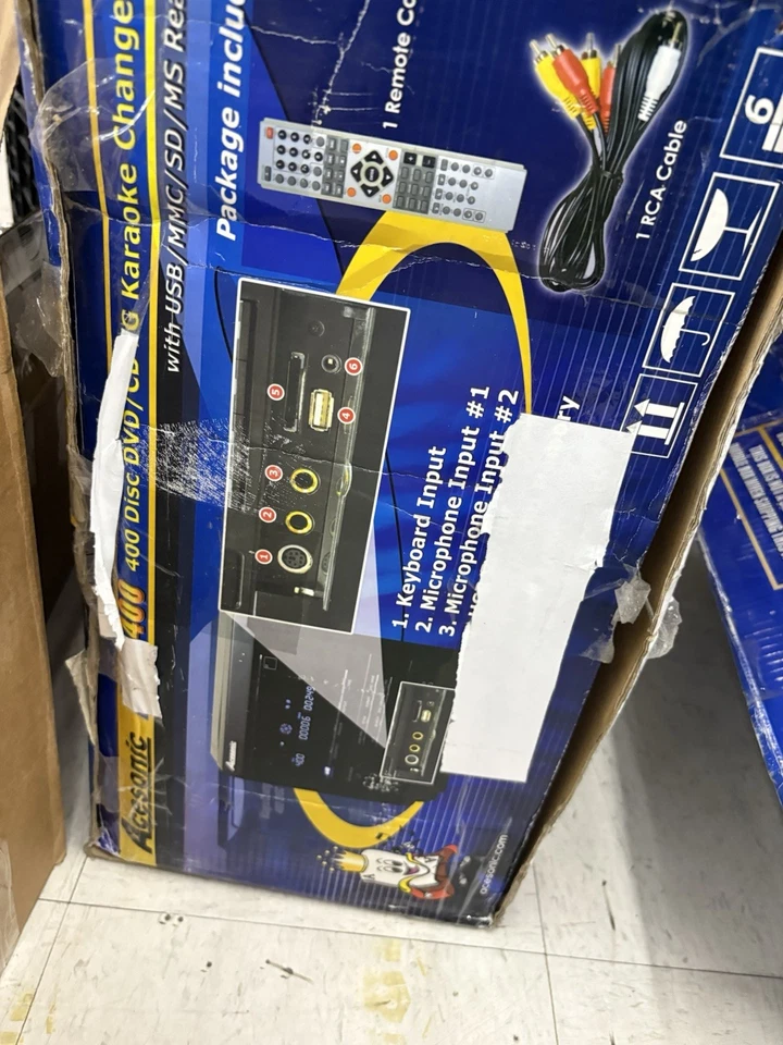 Acesonic DGX-210 Multi-Format Karaoke/DVD Player & Recorder - TESTED & WORKING - Image 3 of 4