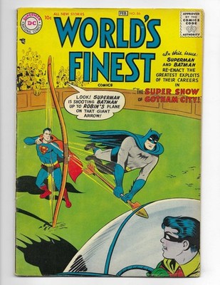 World's Finest 86 1957 DC Comics VG/F 5.0 Batman Superman Robin Green Arrow