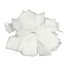 500 Tea Filters Bags For Loose Leaf Drawstring Fabric Infuser For Tea 0.01 per strip