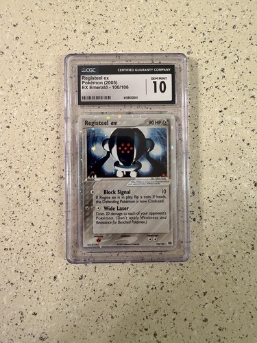 Registeel ex graded CGC 10 for sale on eBay