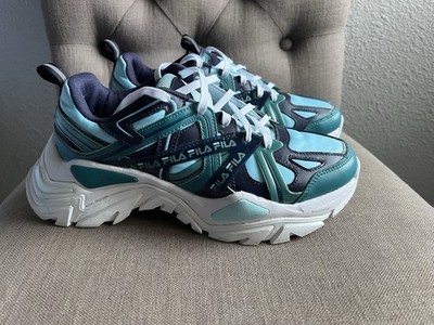 Fila Electrove 2 Women 10 Blue Chunky Lifestyle Sneakers Shoes Y2K 5RM02200-400