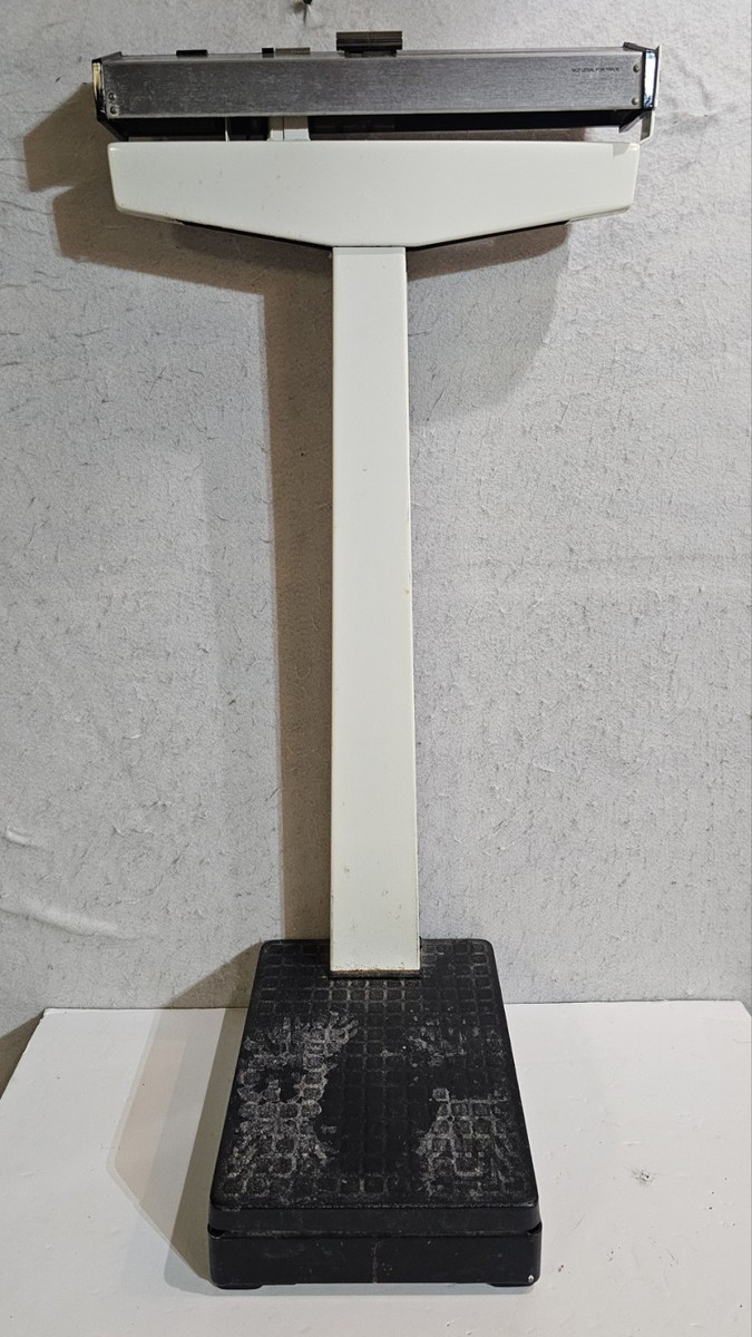 Vintage 36” HEALTH O METER Doctor Scale Office Style Weight 350lb
