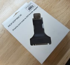 DVI-D 104827 Monoprice DisplayPort Male to Female Adapter Single Link
