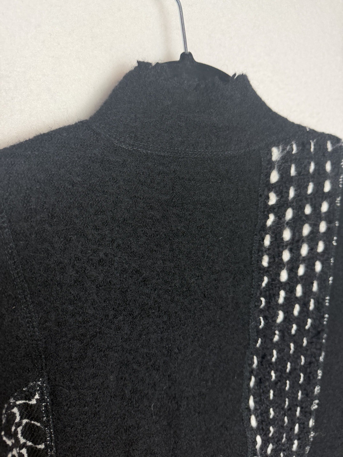 Canvas Backs Women's Wool Blend Patchwork Button … - image 8