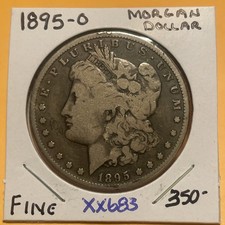 KEY RARE DATE 1895 O MORGAN DOLLAR VERY NICE Fine+ Condition XX683