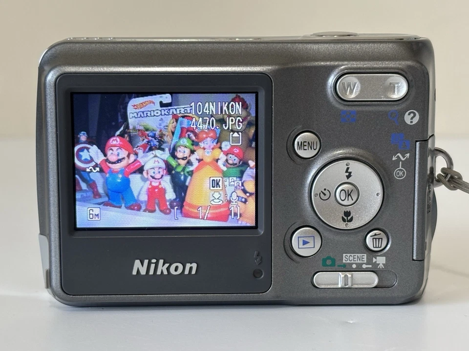 Nikon Coolpix L2 6.0MP Compact Digital Camera With Case & SD Card Vintage Rare - Image 3 of 4