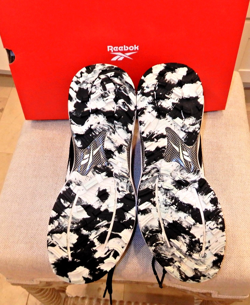 REEBOK NANO GOLF X1 MENS GOLF SHOES SIZE 10 BLACK/WHITE WITH BOX Model 100210231 thumbnail 7