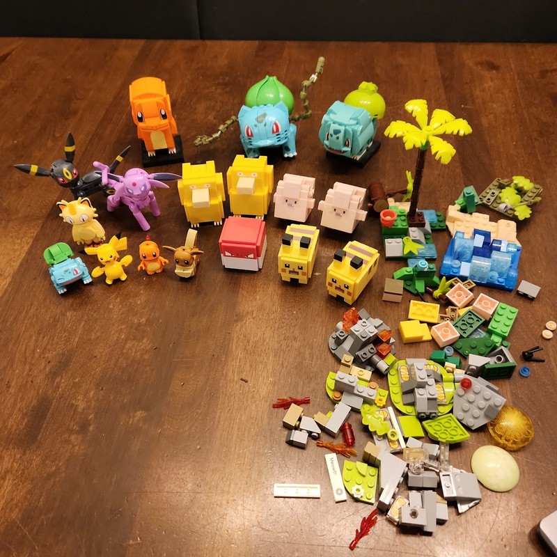 Lot Mega Construx Pokemon Block Blok Figure Assorted Sets Parts Pieces Qman