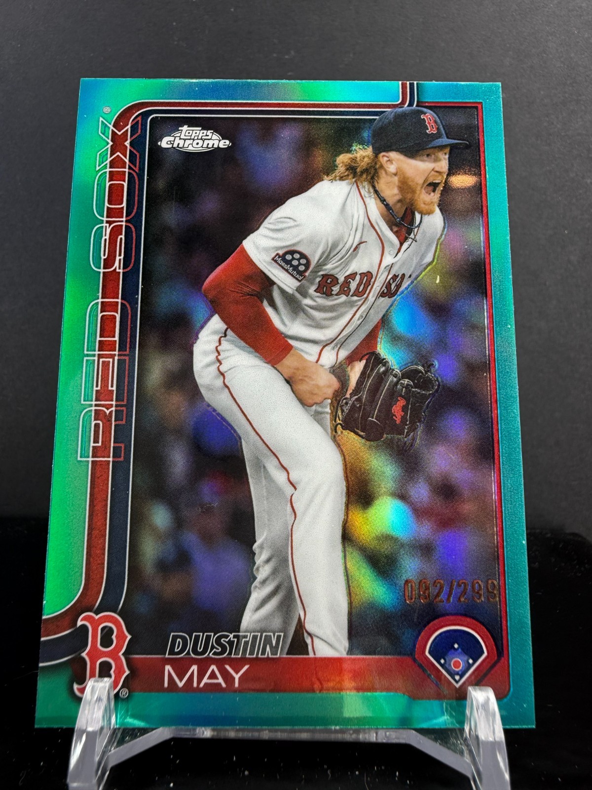 CZ4-235 - 2025 Topps Chrome Update - Dustin May #USC80 - Aqua Refractor /299