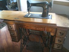 Treadle sewing machine late 1800's
