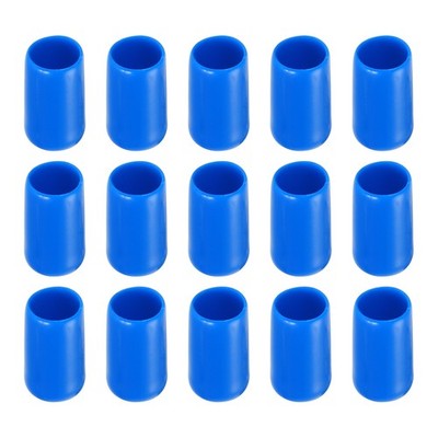 Screw Thread Protector Cover Rubber for Screw 5/16''(7.5mm) ID/Blue/50pcs