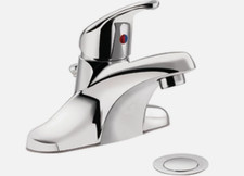 Moen CFG CA40711 Cornerstone 1-Handle Bathroom Faucet w/ DRAIN - Chrome