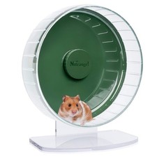 Super-Silent Hamster Exercise Wheels Quiet Spinner by Niteangel ~ Medium Green