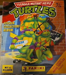 Panini Album TEENAGE MUTANT HERO TURTLES 1990