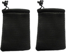 Nylon Mesh Drawstring Bag Small Storage Pouch String Bags 5 X 3.5 Inch for Mini