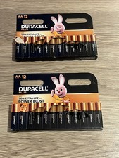 Duracell Plus AA Batteries 24 Pack (2 x 12) Alkaline Power Boost MN1500 LR6