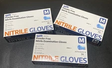 Supmedic Blue Nitrile Medical Gloves FDA Powder & Latex Free Disposable 300 Pcs
