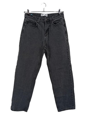 FSBN Herren Jeans Baggy Fit Grau W31/L32 Denim Streetwear