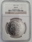 1886-S Morgan Silver Dollar AU55 NGC