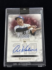 2018 Topps Luminaries Home Run Kings Gold Blue Ink Auto /10 Al Kaline #HRK-AK