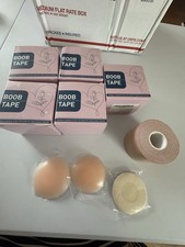 5 Boxes Of Boob Tape With 2 Pcs 2 Inches Nipple Covers And Tape In Each Box