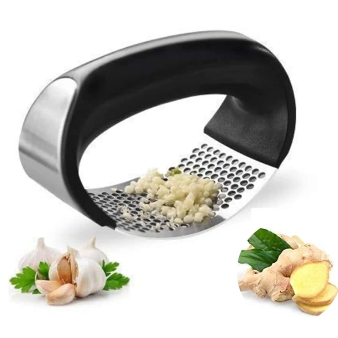 Garlic Crusher & Ginger Crusher – 2-in-1 Garlic Press Stainless Steel Smasher 1
Opens in a new windo