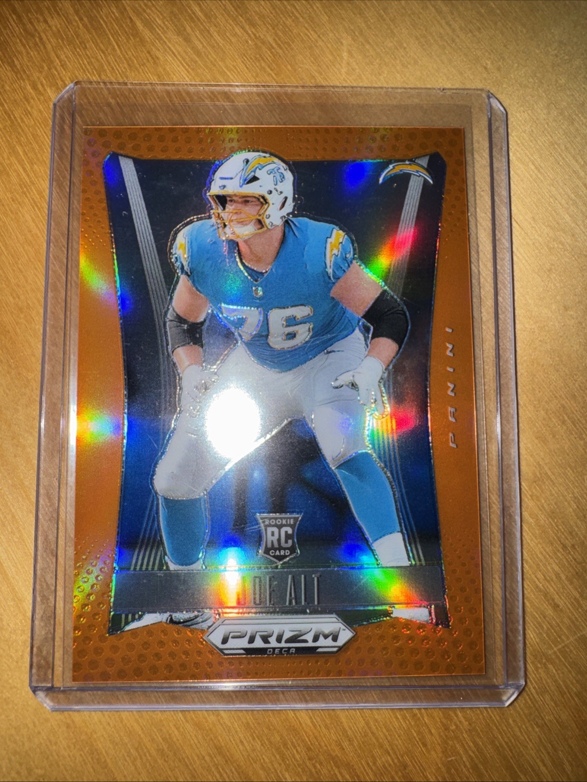 2024 Panini Prizm Deca Joe Alt #180 Orange Prizm /49 (RC)