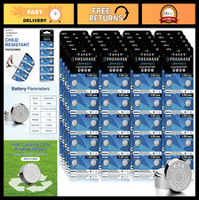 200 Pack LR44 AG13 357 303 SR44 A76 Alkaline Button Coin Cell Batteries - 1.5V,