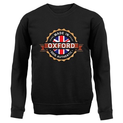 Made In OXFORD - Adult Hoodie / Sweater - Town City Village Born Love Live