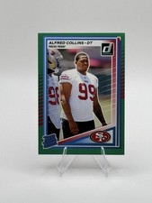 2025 Panini Donruss - Rated Rookie Alfred Collins #355 Press Proof Green (RC)