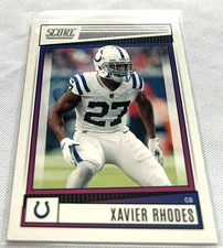 2022 Panini Score Football Xavier Rhodes Indianapolis Colts base card #15