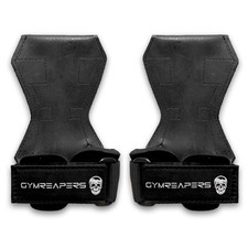 Gymreapers Weight Lifting Grips Pair for Powerlifting Deadlifts Rows Padded Supp
