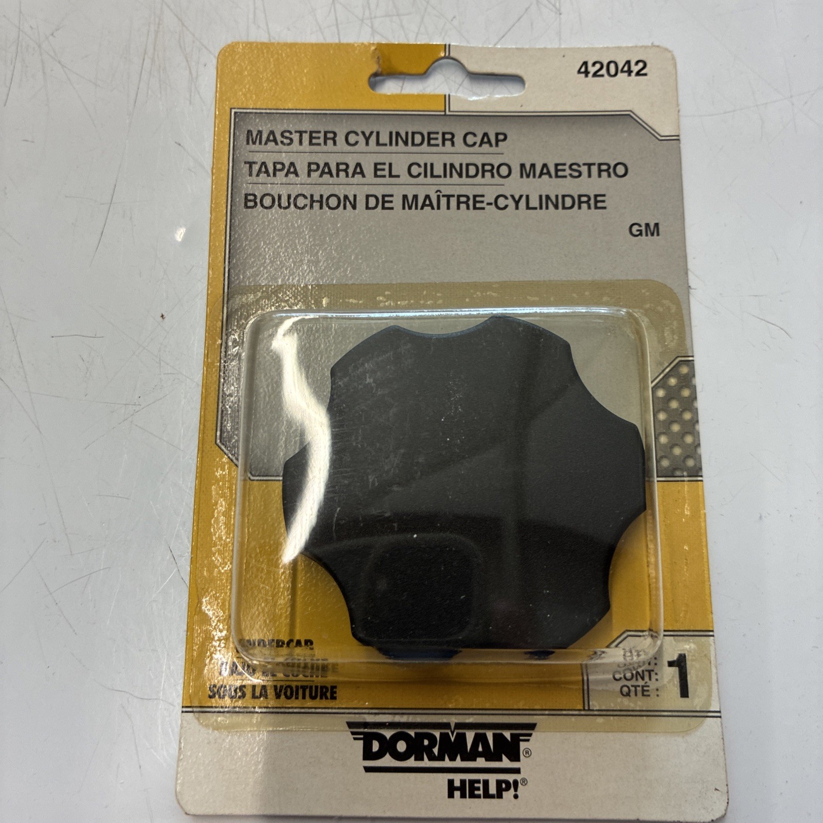 Dorman HELP! 42042 Master Cylinder Cap Brake Fluid Reservoir Cover Replacement
