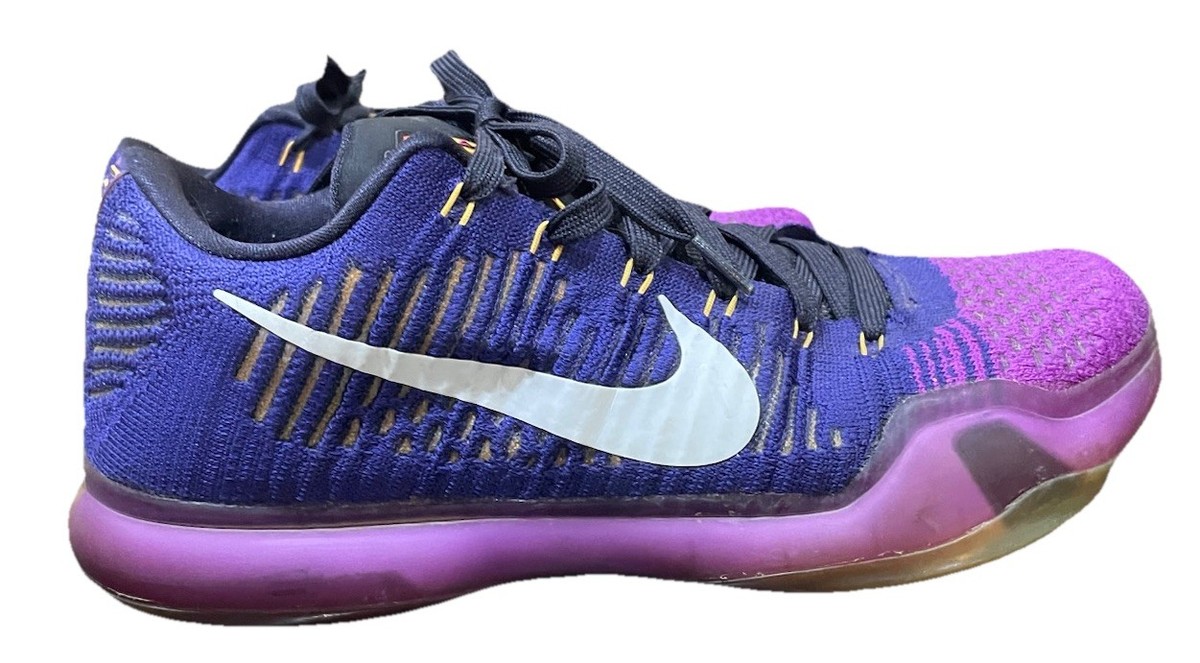 Nike Kobe 10 Elite Low Opening Night Court Purple 747212-515 Size