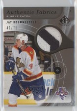 2005-06 SP Game Used Edition Authentic Fabrics 47/75 Jay Bouwmeester Patch 0uj7