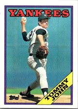 1988 Topps #611 Tommy John