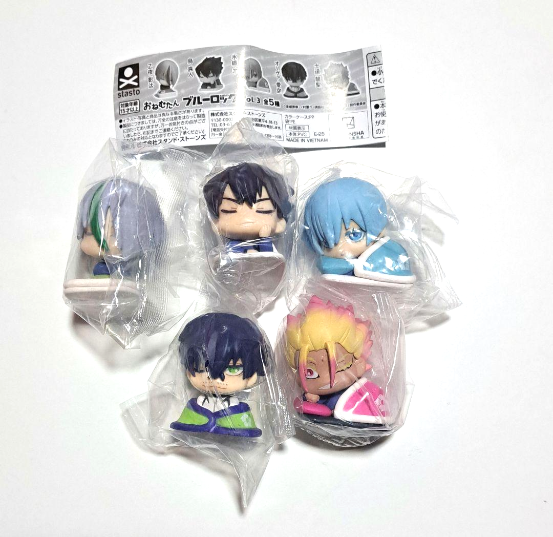 BLUEMO様3点おまとめ Blue Lock Onemutan vol,3 Figure Mascot set of 5 types Yo Hiori