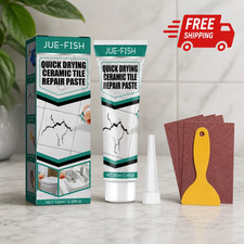 Tile Repair Paste Ceramic Crack Filler Marble Bathtub Porcelain Fix Kit 100g