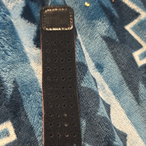 Orange Black Heart Rate Monitor Wrist Strap Fabric Plastic Fitness Band - 第 4/4 張圖片