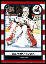 2023-24 UPPER DECK AHL RED STRIPES SEBASTIAN COSA Rookie /76 #84