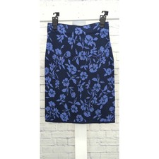 LARGE FLORAL A544613 Isaac Mizrahi Live Jacquard Sweater Skirt with Side Slits