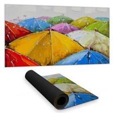 Begin Home Decor C1DM1531I21JLI 16 x 32 in. Blue Bedroom Desk Mat - Colorful ...